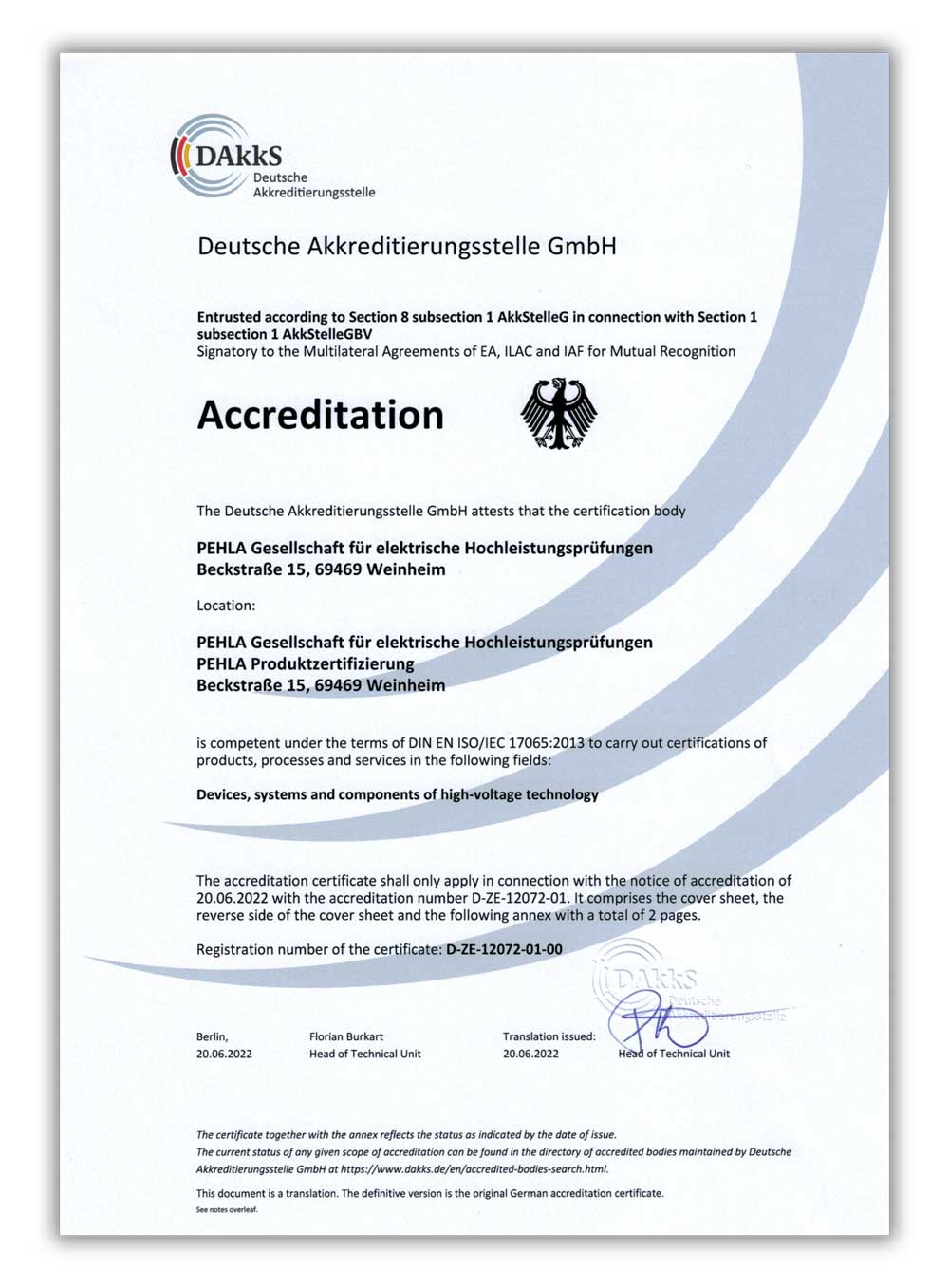 Accreditation